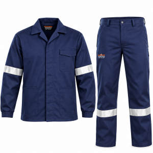 Flame and acid retardant 2 piece suit